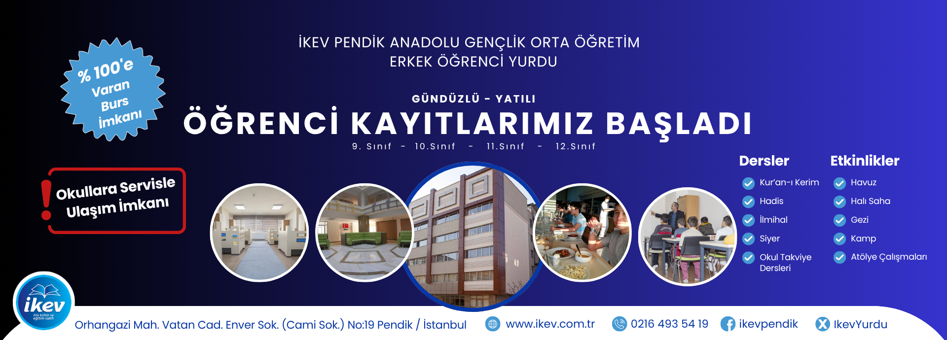 İKEV PENDİK ORTA ÖĞRETİM YURT KAYITLARIMIZ BAŞLAMIŞTIR